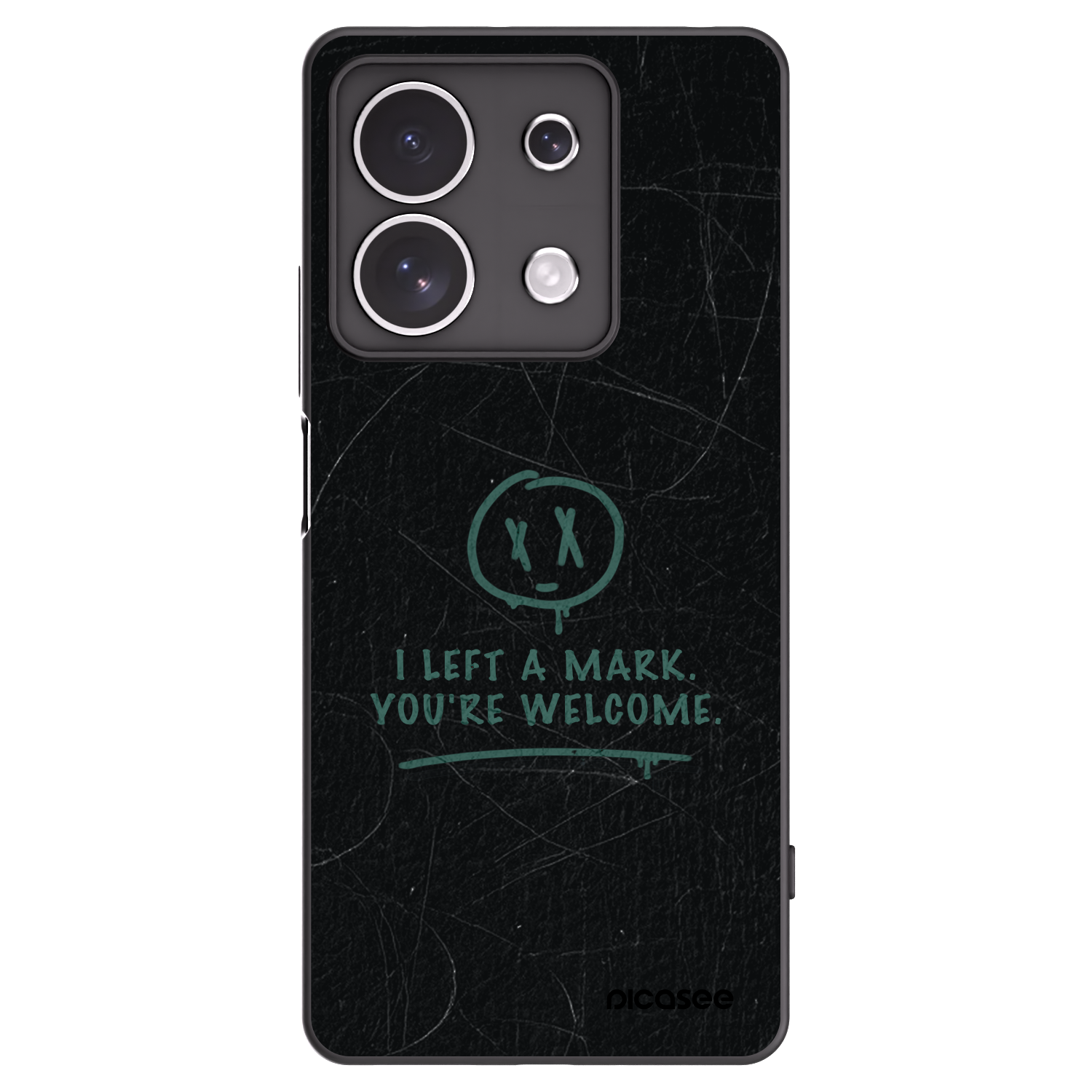 Picasee silikonski črni ovitek za Xiaomi Redmi Note 13 4G - LEFT A MARK