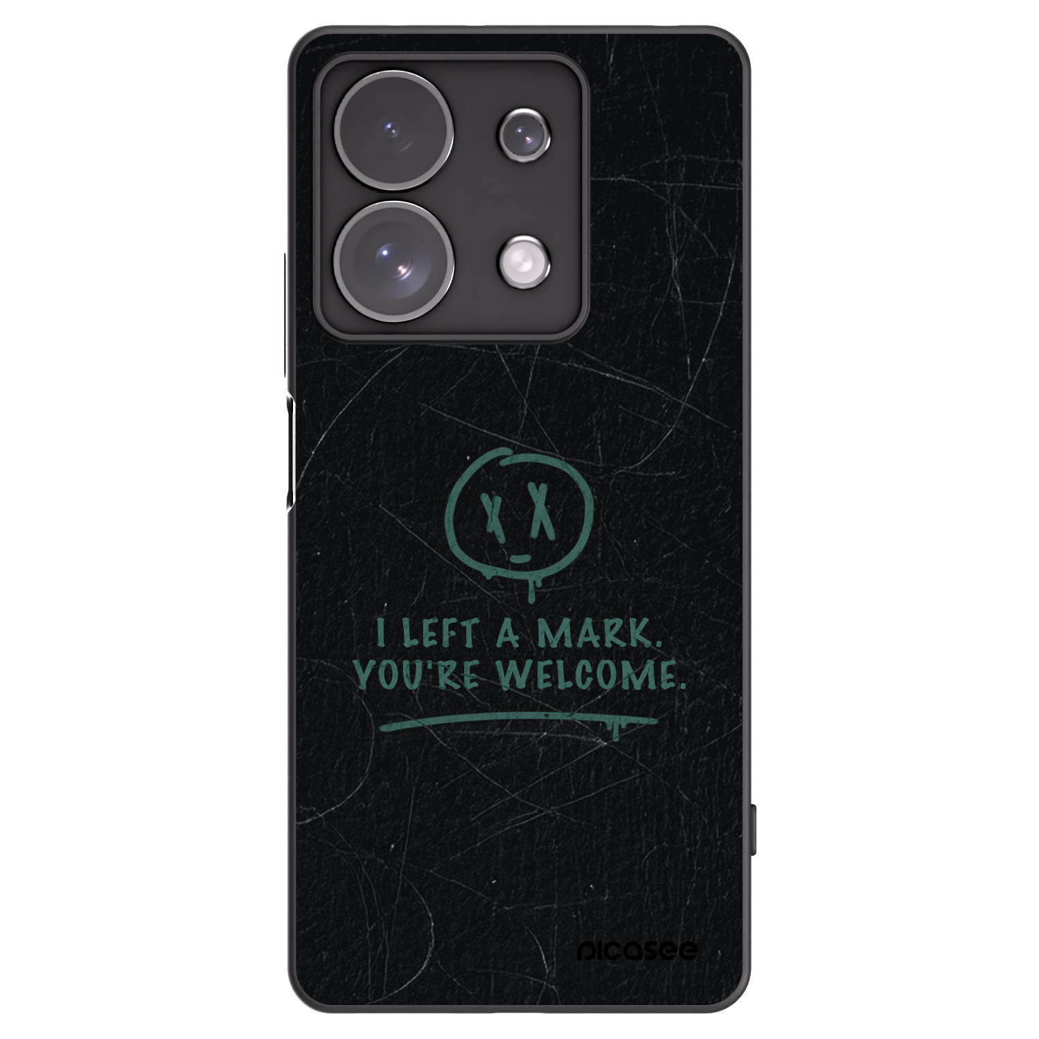 Picasee silikonski črni ovitek za Xiaomi Redmi Note 13 Pro 4G - LEFT A MARK