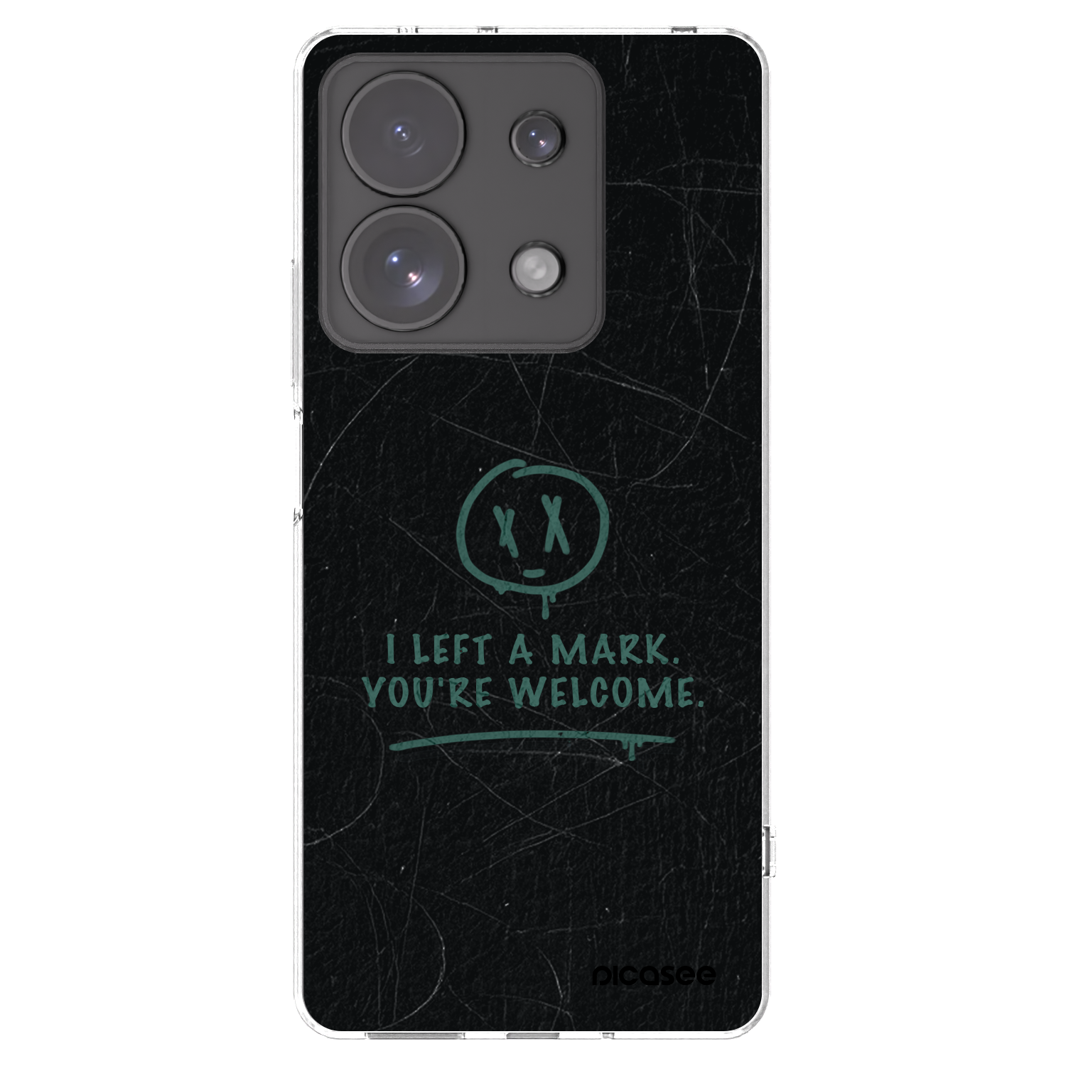 Picasee silikonski prozorni ovitek za Xiaomi Redmi Note 13 Pro 4G - LEFT A MARK