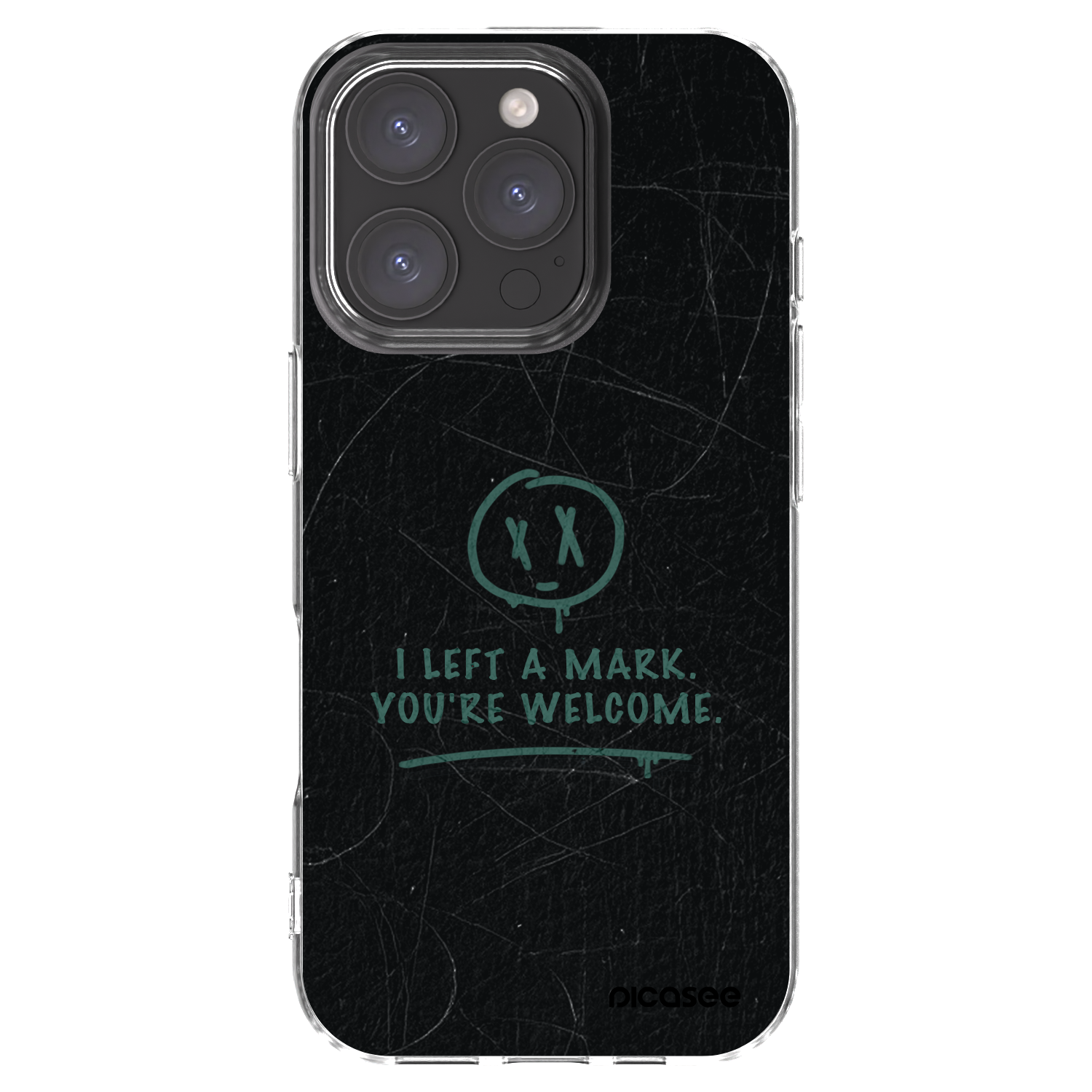 Picasee silikonski prozorni ovitek za Apple iPhone 16 Pro - LEFT A MARK