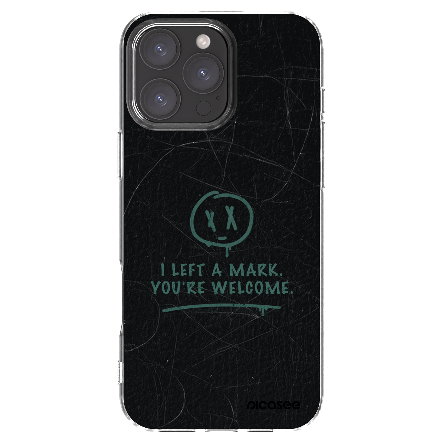 Picasee silikonski prozorni ovitek za Apple iPhone 16 Pro Max - LEFT A MARK