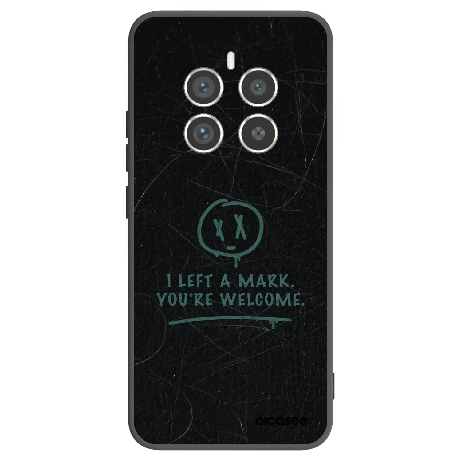Picasee silikonski črni ovitek za Realme 12 Pro 5G - LEFT A MARK