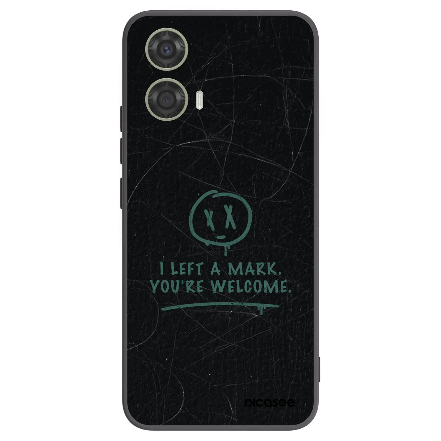 Picasee silikonski črni ovitek za Motorola Moto G24 - LEFT A MARK