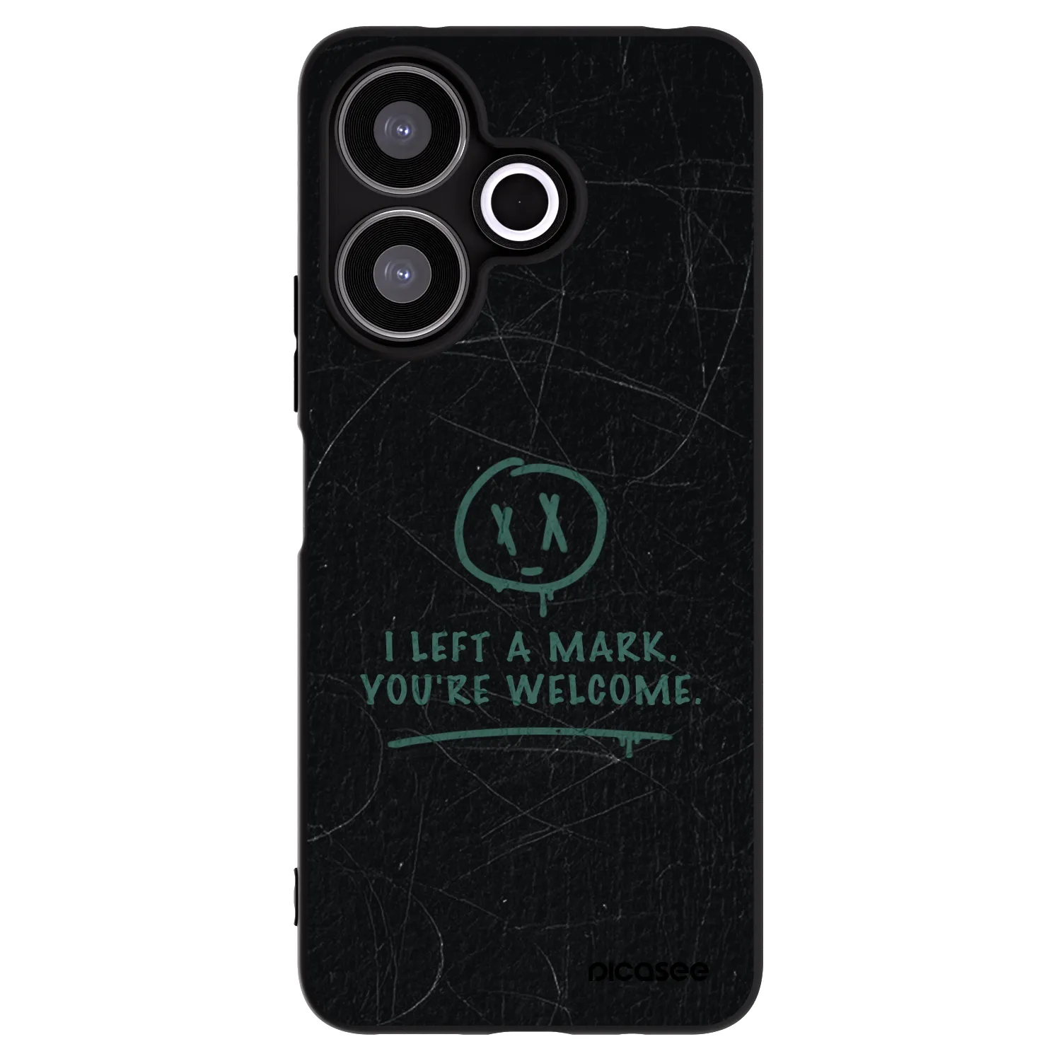 Picasee silikonski črni ovitek za Xiaomi Redmi 13 4G - LEFT A MARK