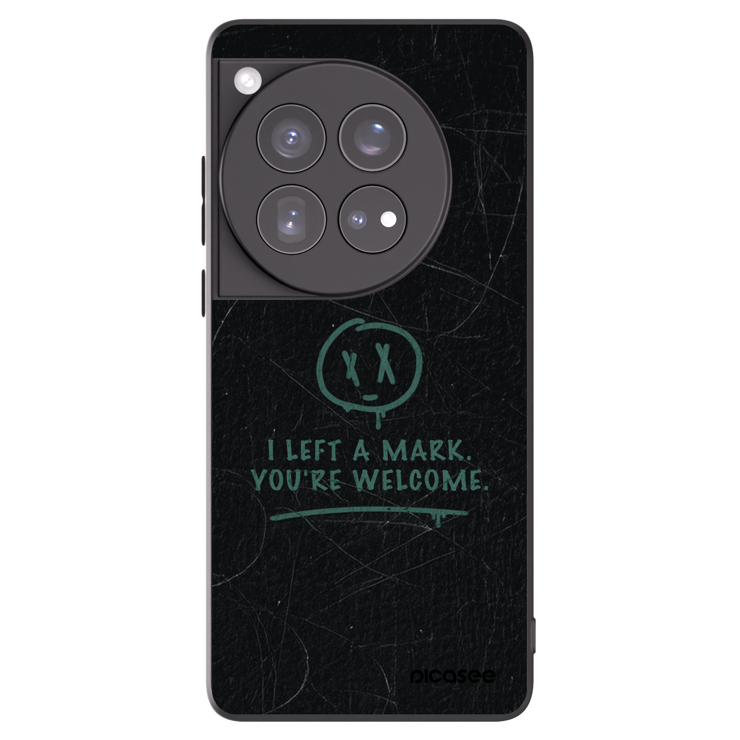 Picasee silikonski črni ovitek za OnePlus 12 5G - LEFT A MARK