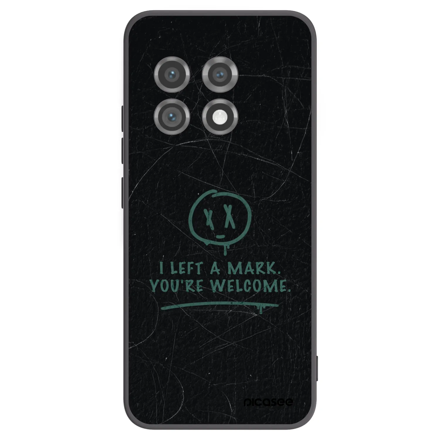 Picasee silikonski črni ovitek za OnePlus 11 5G - LEFT A MARK