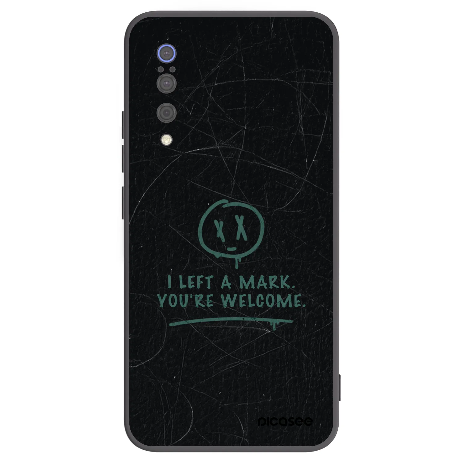 Picasee silikonski črni ovitek za Xiaomi Mi 9 - LEFT A MARK
