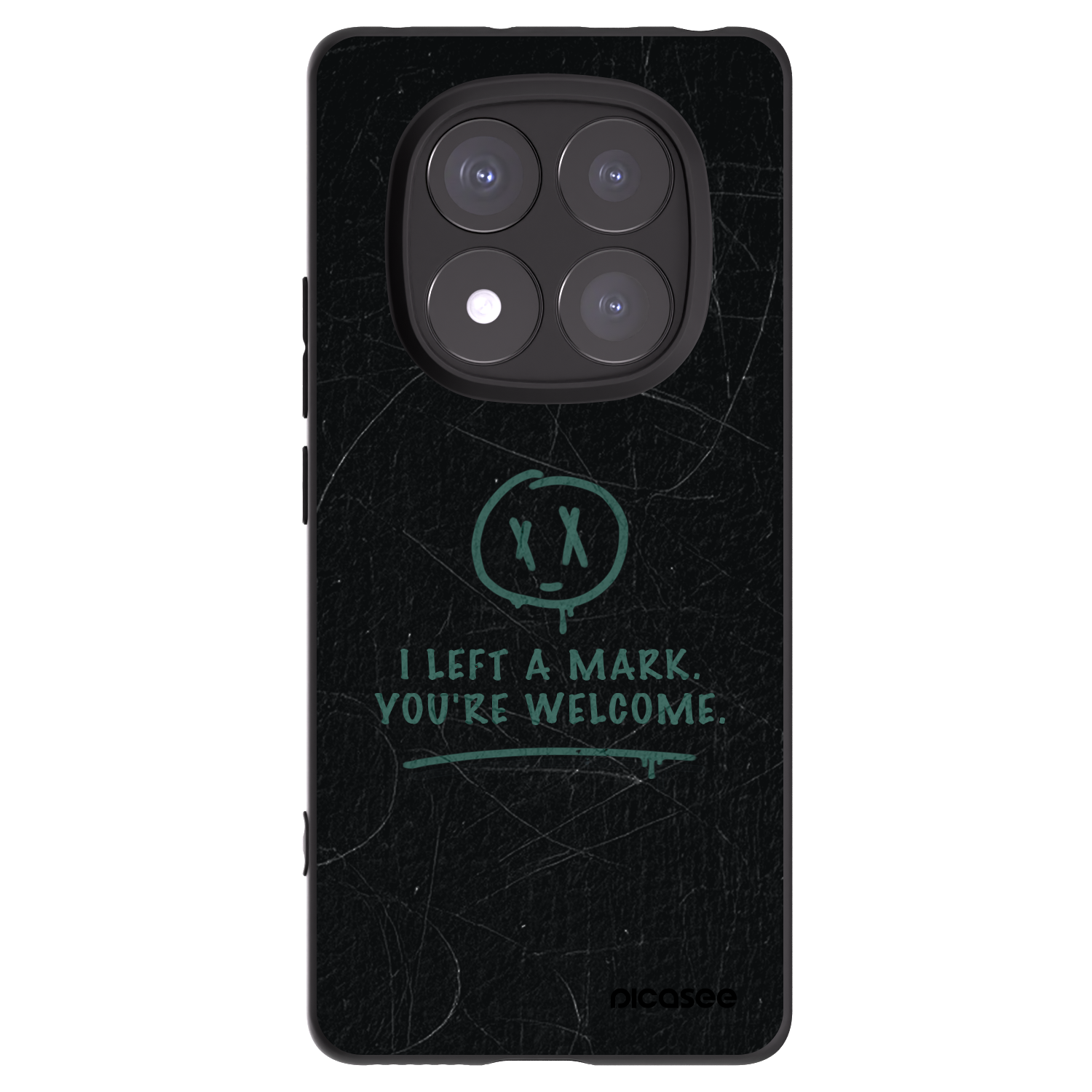 Picasee silikonski črni ovitek za Xiaomi Redmi Note 14 Pro+ 5G - LEFT A MARK