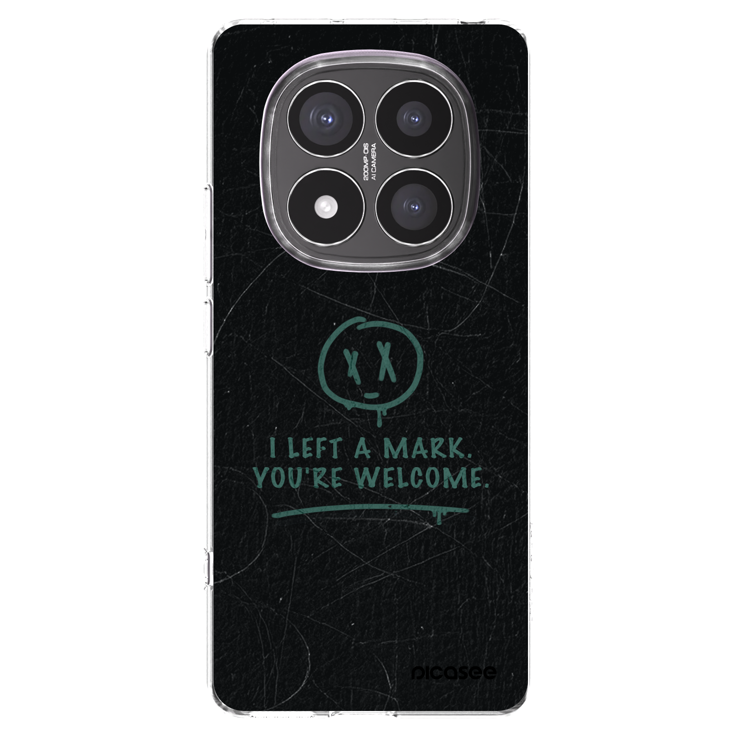 Picasee silikonski prozorni ovitek za Xiaomi Redmi Note 14 Pro+ 5G - LEFT A MARK