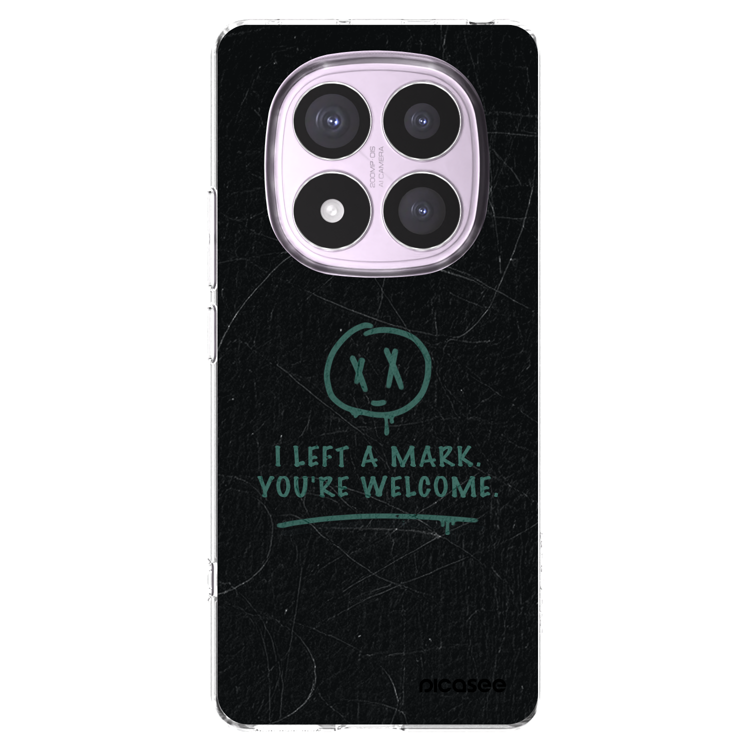 Picasee silikonski prozorni ovitek za Xiaomi Redmi Note 14 Pro 5G - LEFT A MARK