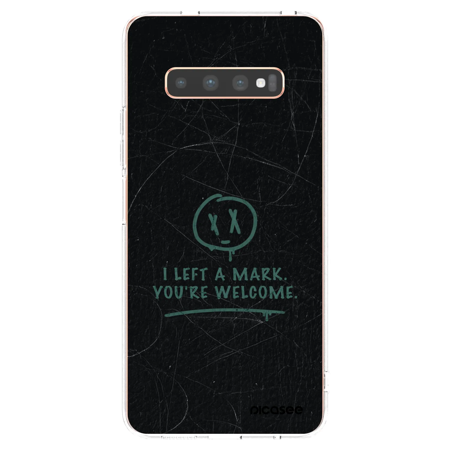 Picasee silikonski prozorni ovitek za Samsung Galaxy S10 Plus G975 - LEFT A MARK