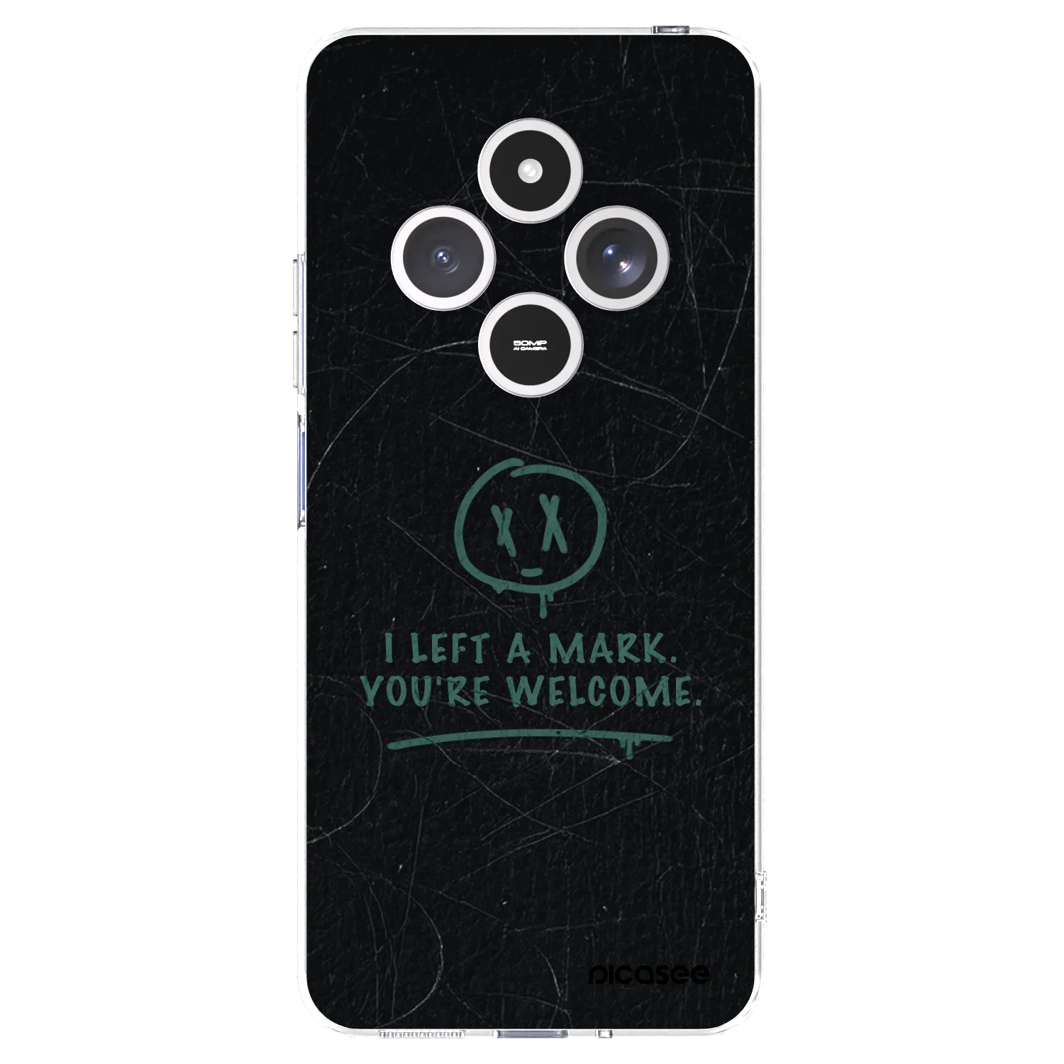 Picasee silikonski prozorni ovitek za Xiaomi Redmi 14C - LEFT A MARK