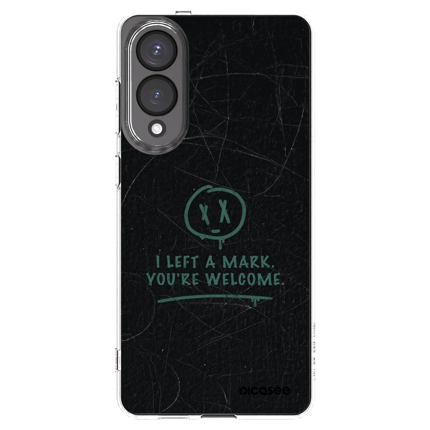 Picasee silikonski prozorni ovitek za Samsung Galaxy S25 Edge 5G - LEFT A MARK