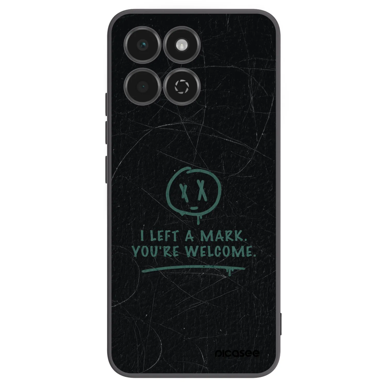 Picasee silikonski črni ovitek za Honor 200 Smart 5G - LEFT A MARK
