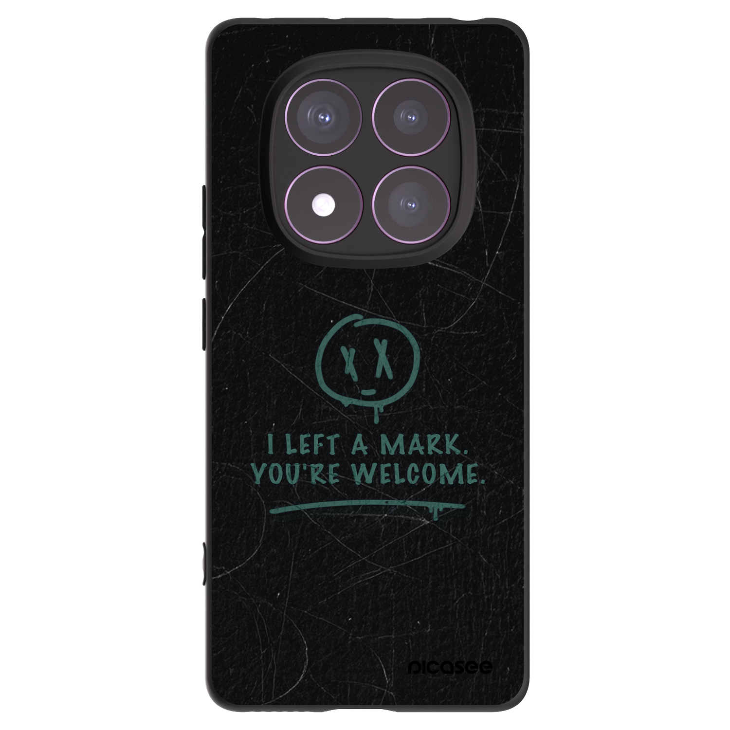 Picasee silikonski črni ovitek za Xiaomi Redmi Note 14 Pro 4G - LEFT A MARK