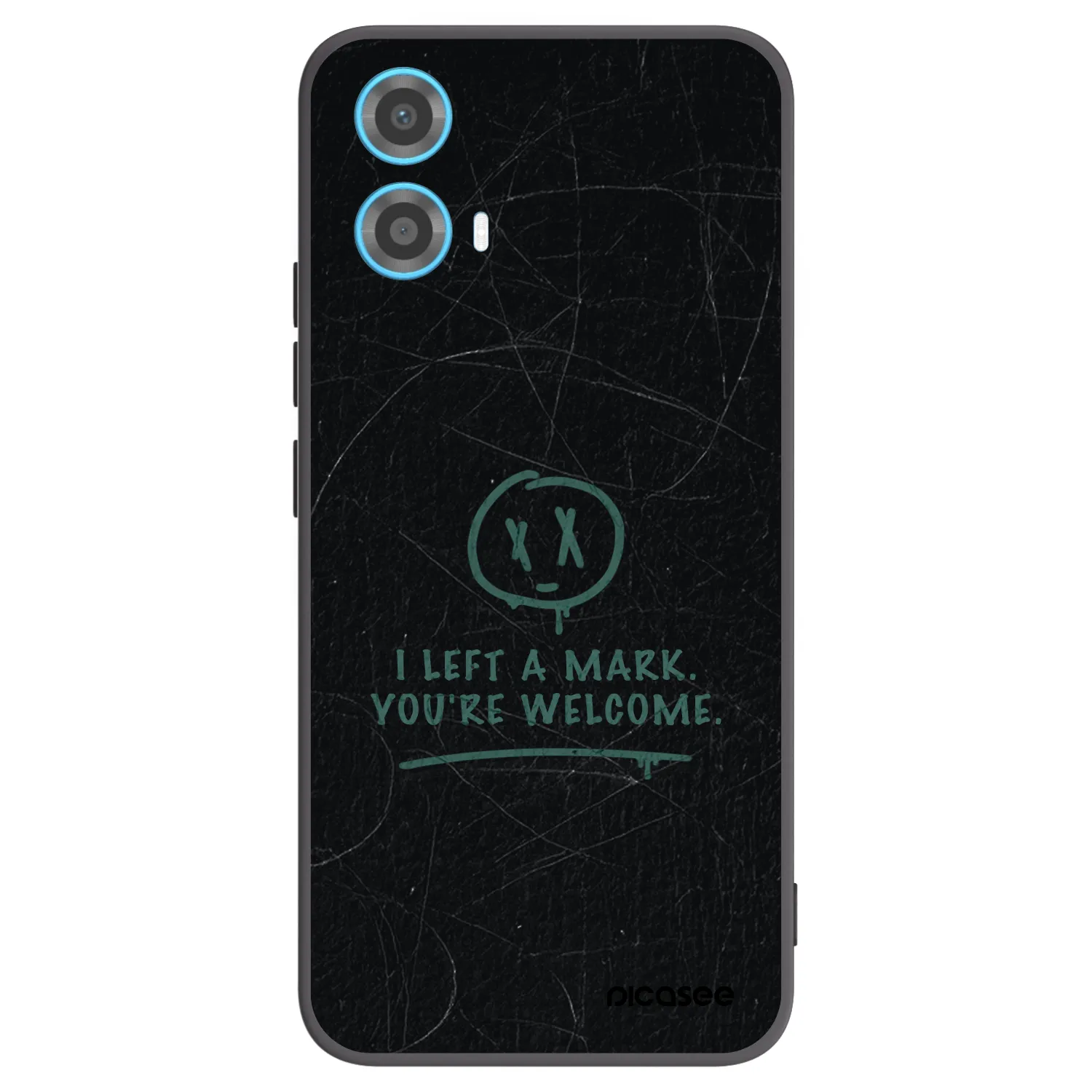 Picasee silikonski črni ovitek za Motorola Moto G34 5G - LEFT A MARK