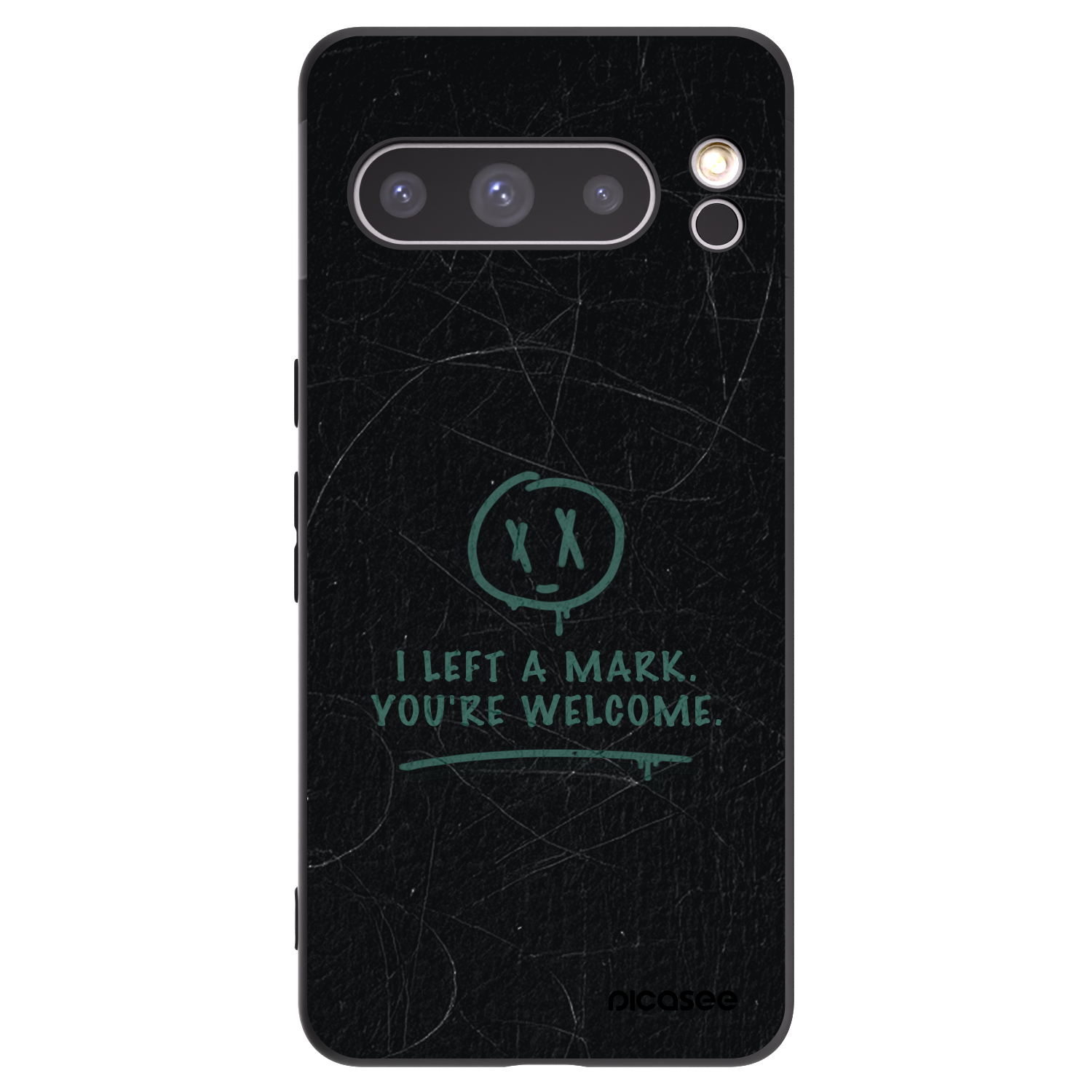 Picasee silikonski črni ovitek za Google Pixel 8 Pro - LEFT A MARK