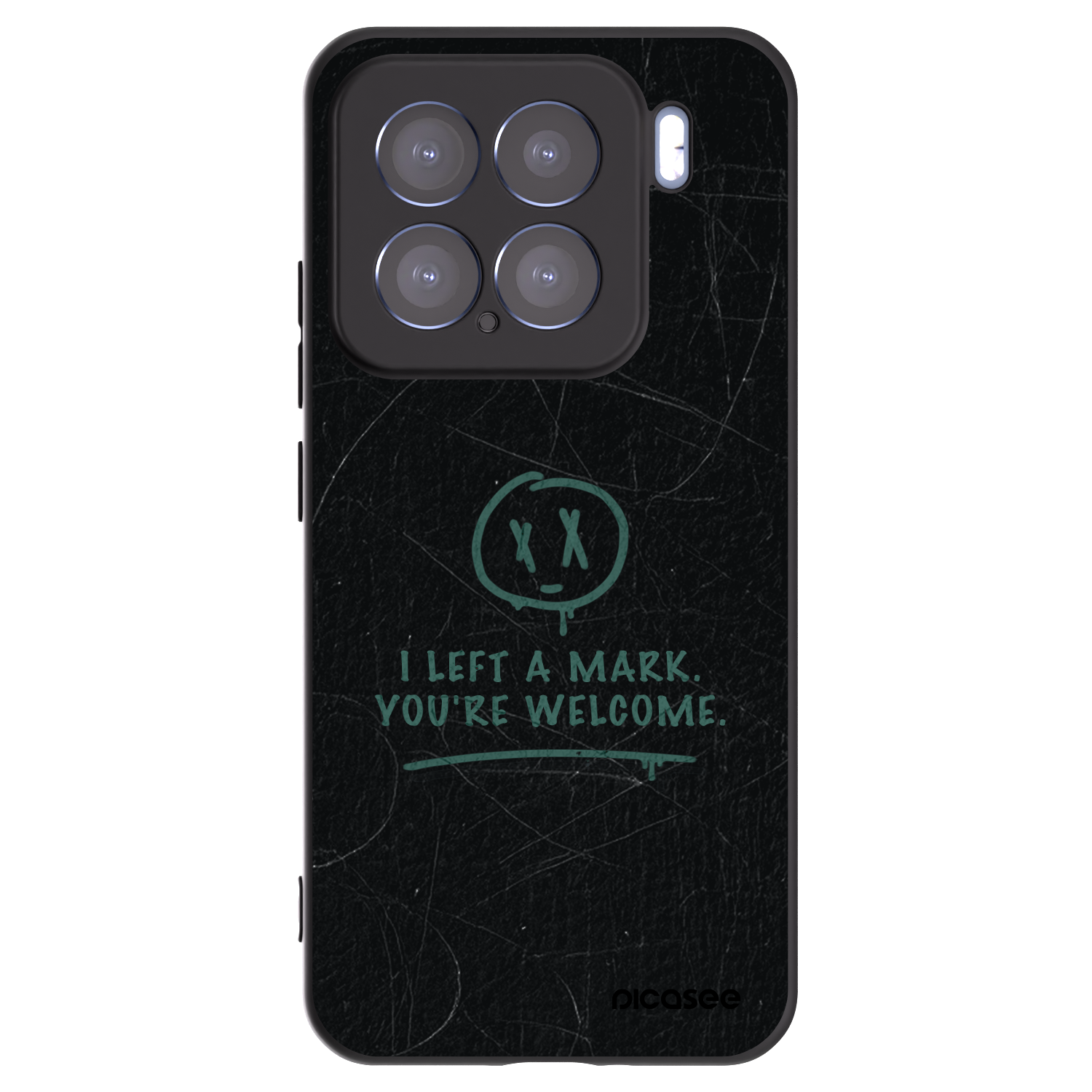 Picasee silikonski črni ovitek za Xiaomi 15 - LEFT A MARK