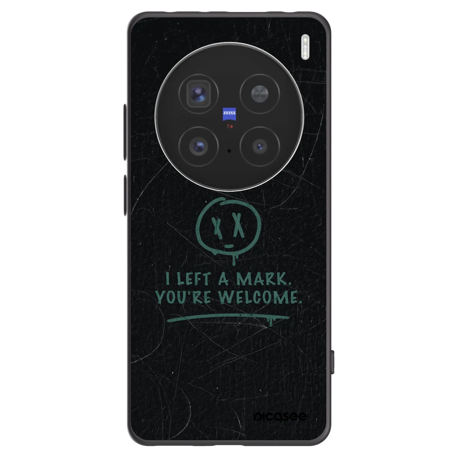 Picasee silikonski črni ovitek za Vivo X200 Pro - LEFT A MARK