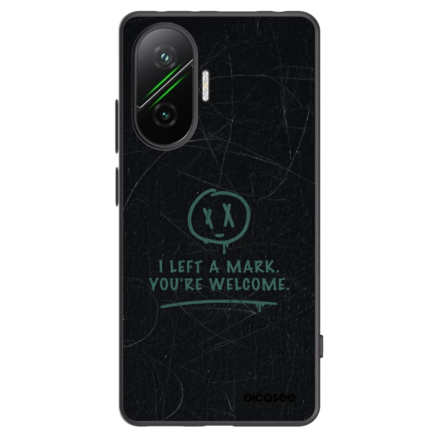 Picasee silikonski črni ovitek za Xiaomi Poco F7 Pro 5G - LEFT A MARK