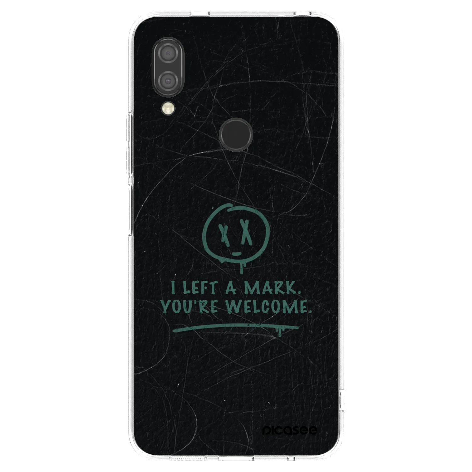 Picasee silikonski prozorni ovitek za Xiaomi Redmi 7 - LEFT A MARK