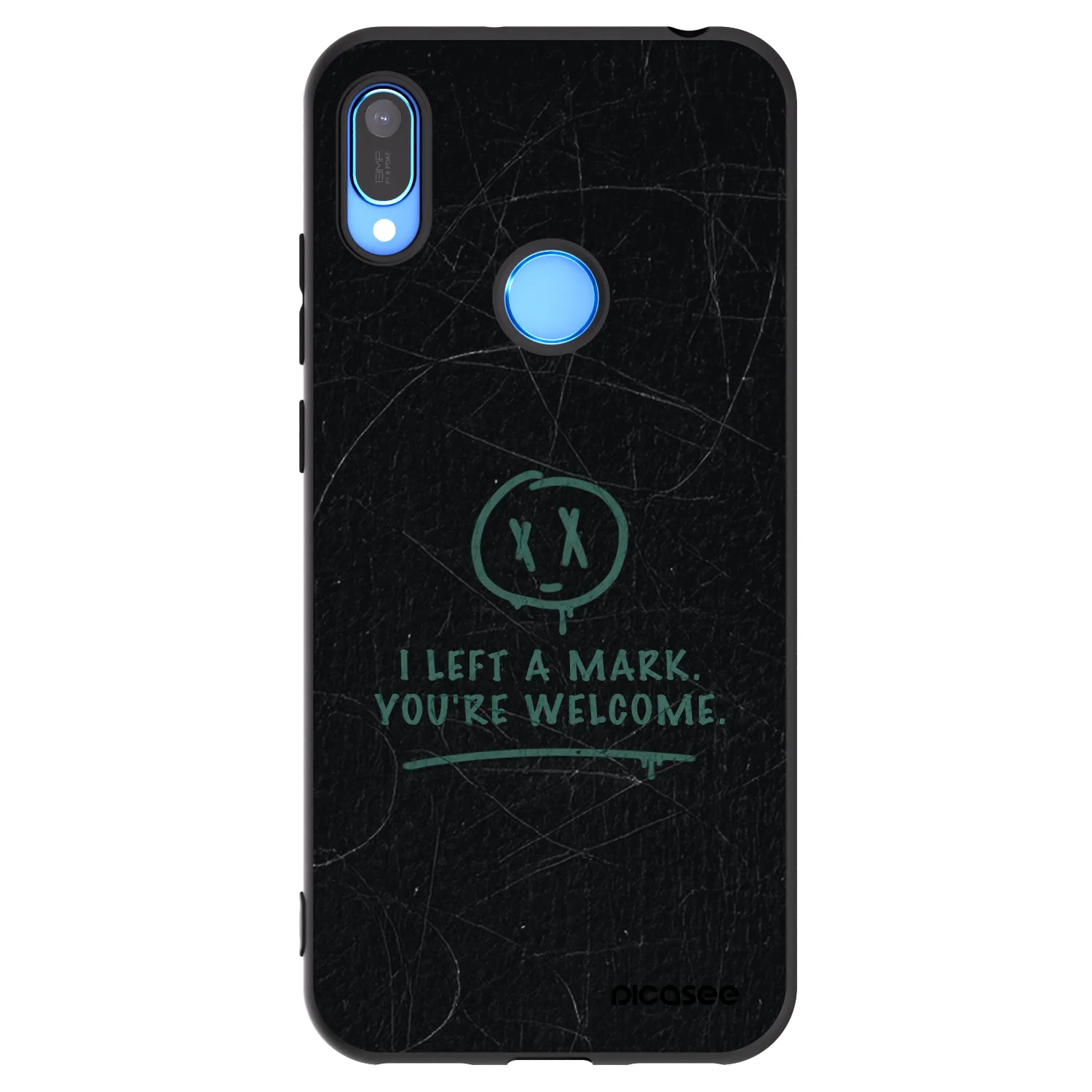 Picasee silikonski črni ovitek za Huawei Y6 2019 - LEFT A MARK