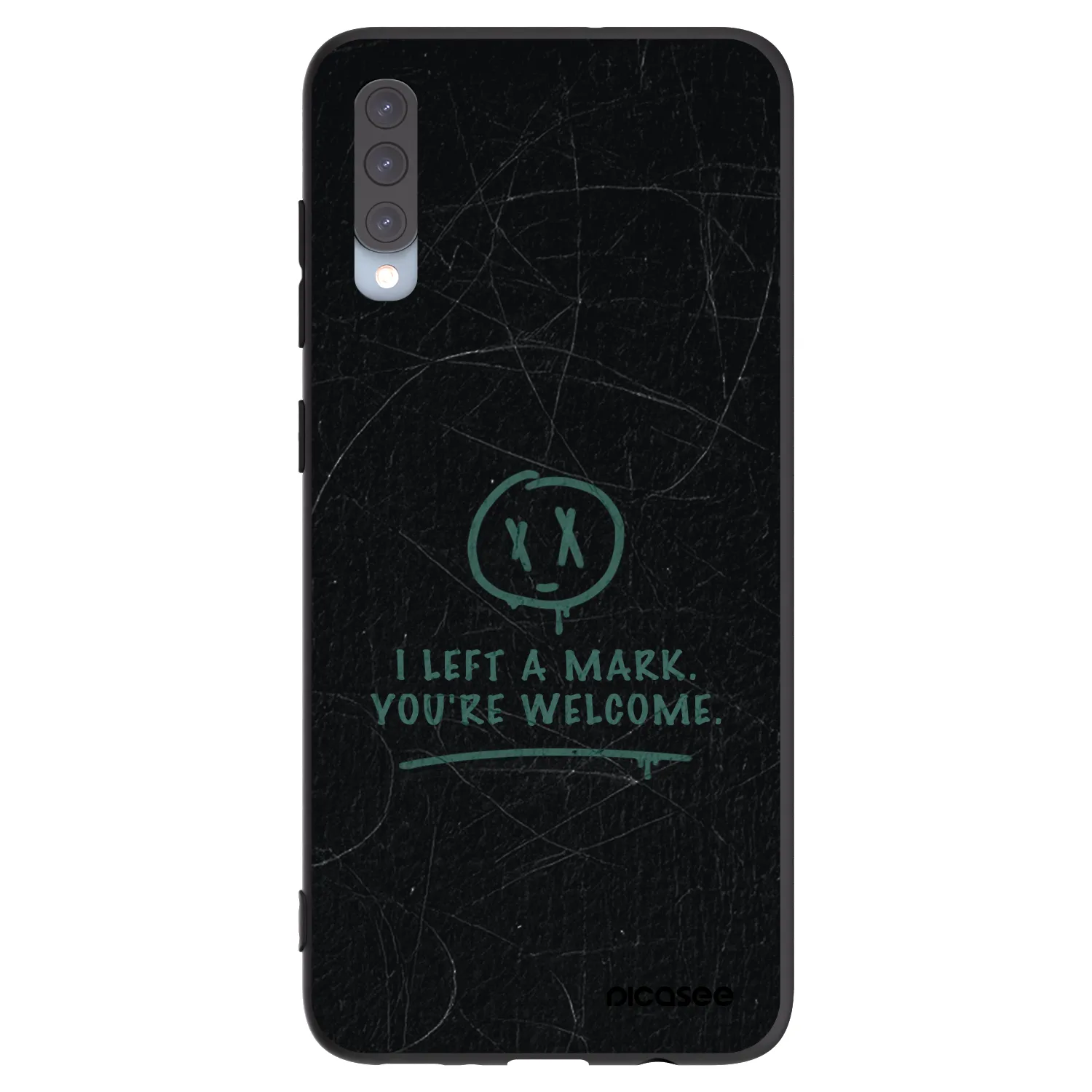 Picasee silikonski črni ovitek za Samsung Galaxy A70 A705F - LEFT A MARK