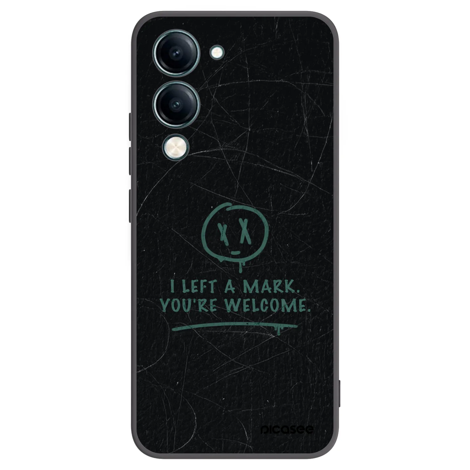 Picasee silikonski črni ovitek za Vivo Y29s 5G - LEFT A MARK