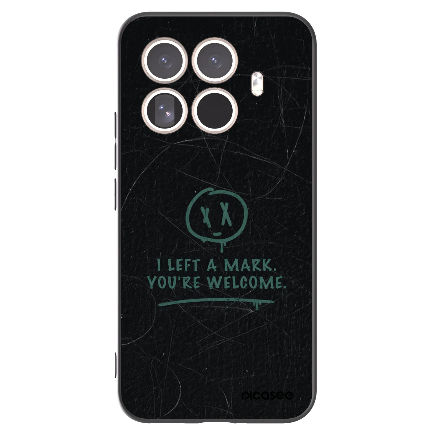 Picasee silikonski črni ovitek za Xiaomi 15T Pro - LEFT A MARK