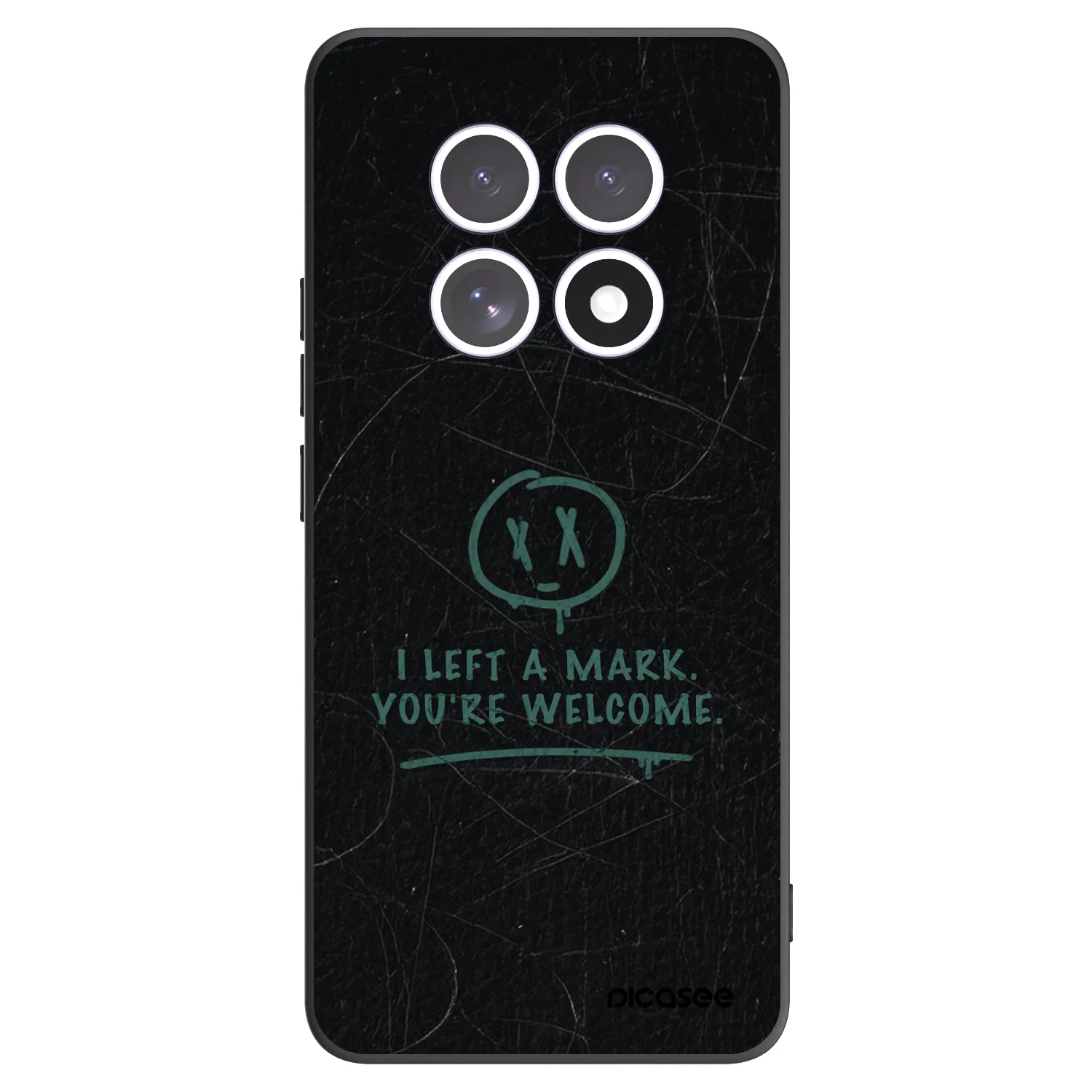 Picasee silikonski črni ovitek za Xiaomi Redmi Note 15 - LEFT A MARK