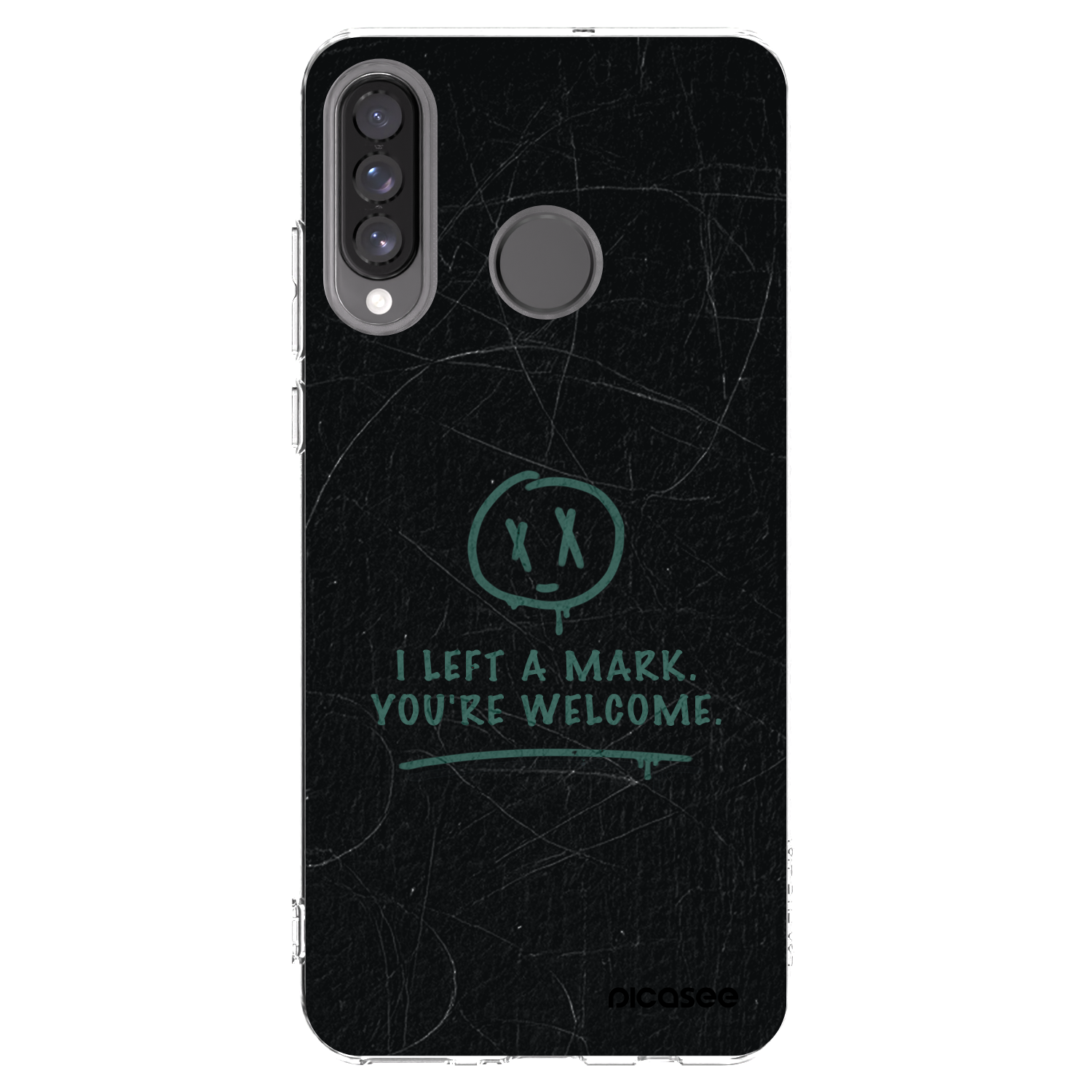 Picasee silikonski prozorni ovitek za Huawei P30 Lite - LEFT A MARK