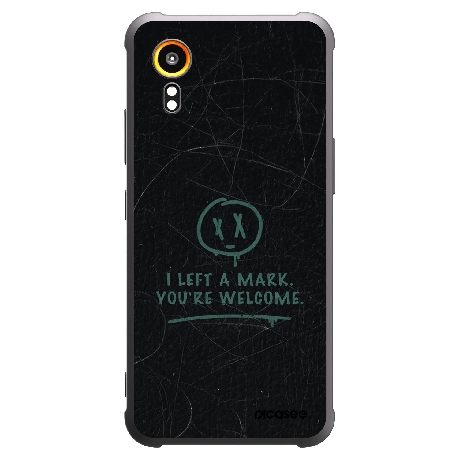 Picasee silikonski črni ovitek za Samsung Galaxy Xcover 7 - LEFT A MARK