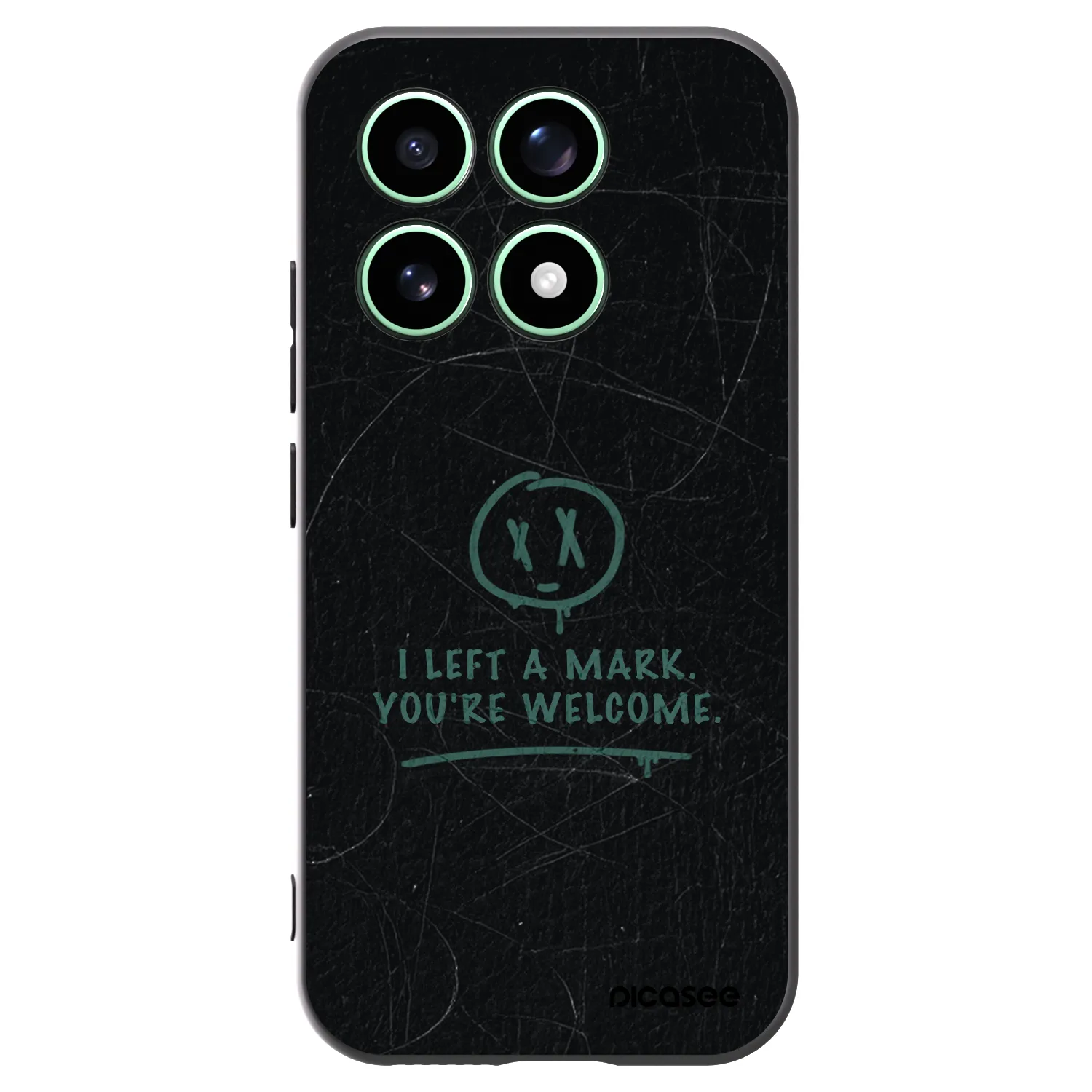 Picasee silikonski črni ovitek za Xiaomi 17 - LEFT A MARK