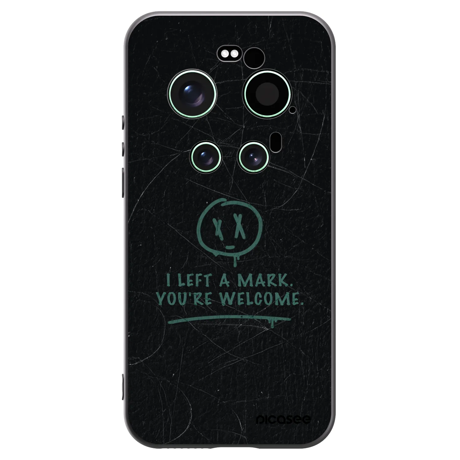 Picasee silikonski črni ovitek za Xiaomi 17 Ultra - LEFT A MARK