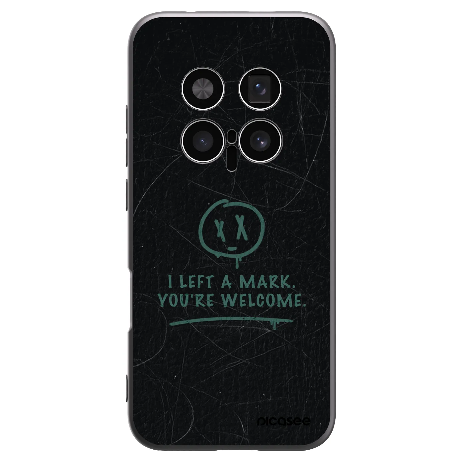Picasee silikonski črni ovitek za Honor Magic8 Pro 5G - LEFT A MARK