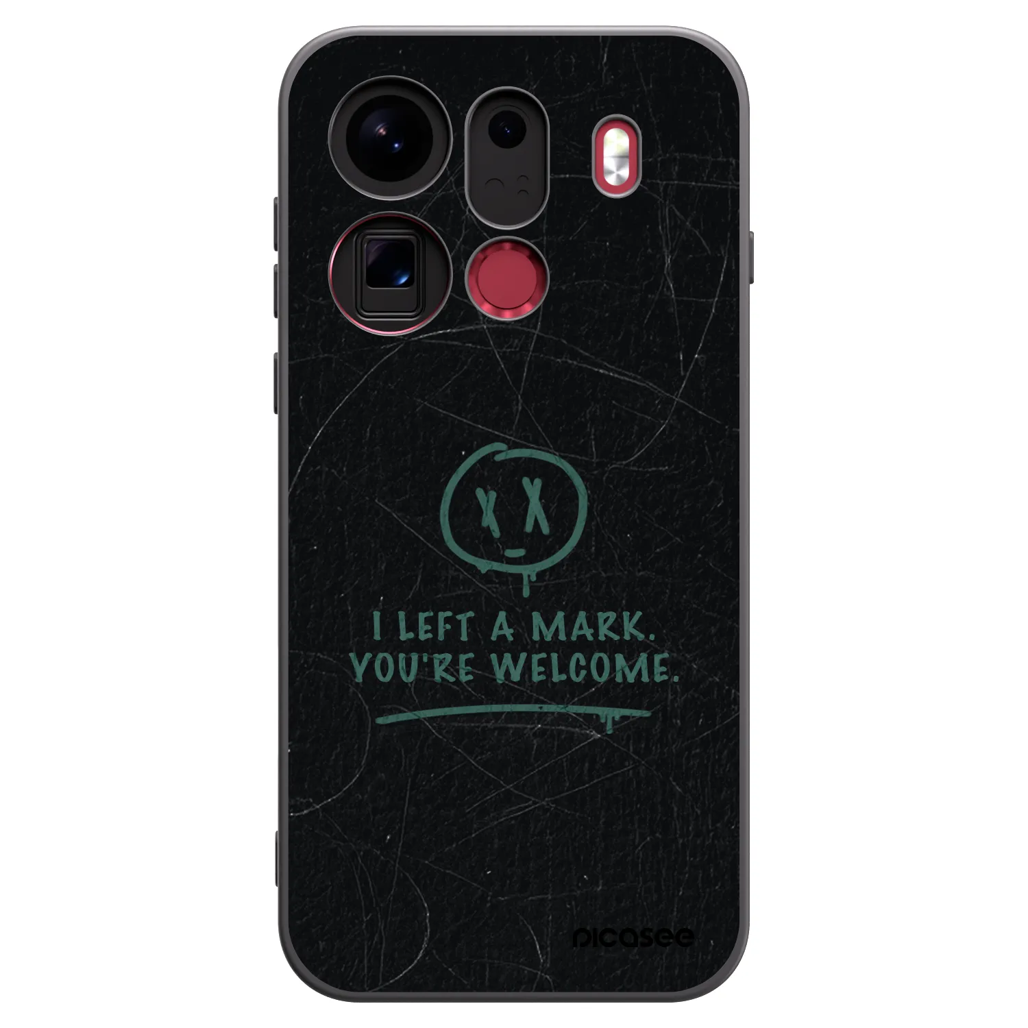 Picasee silikonski črni ovitek za OPPO Find X9 Pro - LEFT A MARK