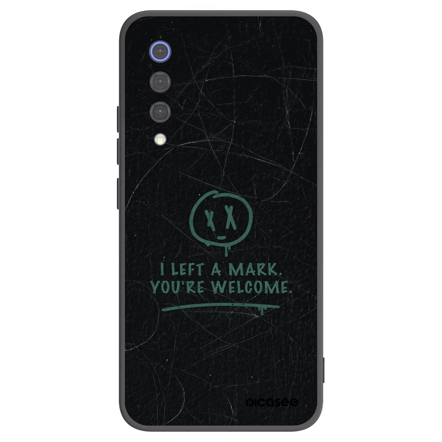 Picasee silikonski črni ovitek za Xiaomi Mi 9 SE - LEFT A MARK