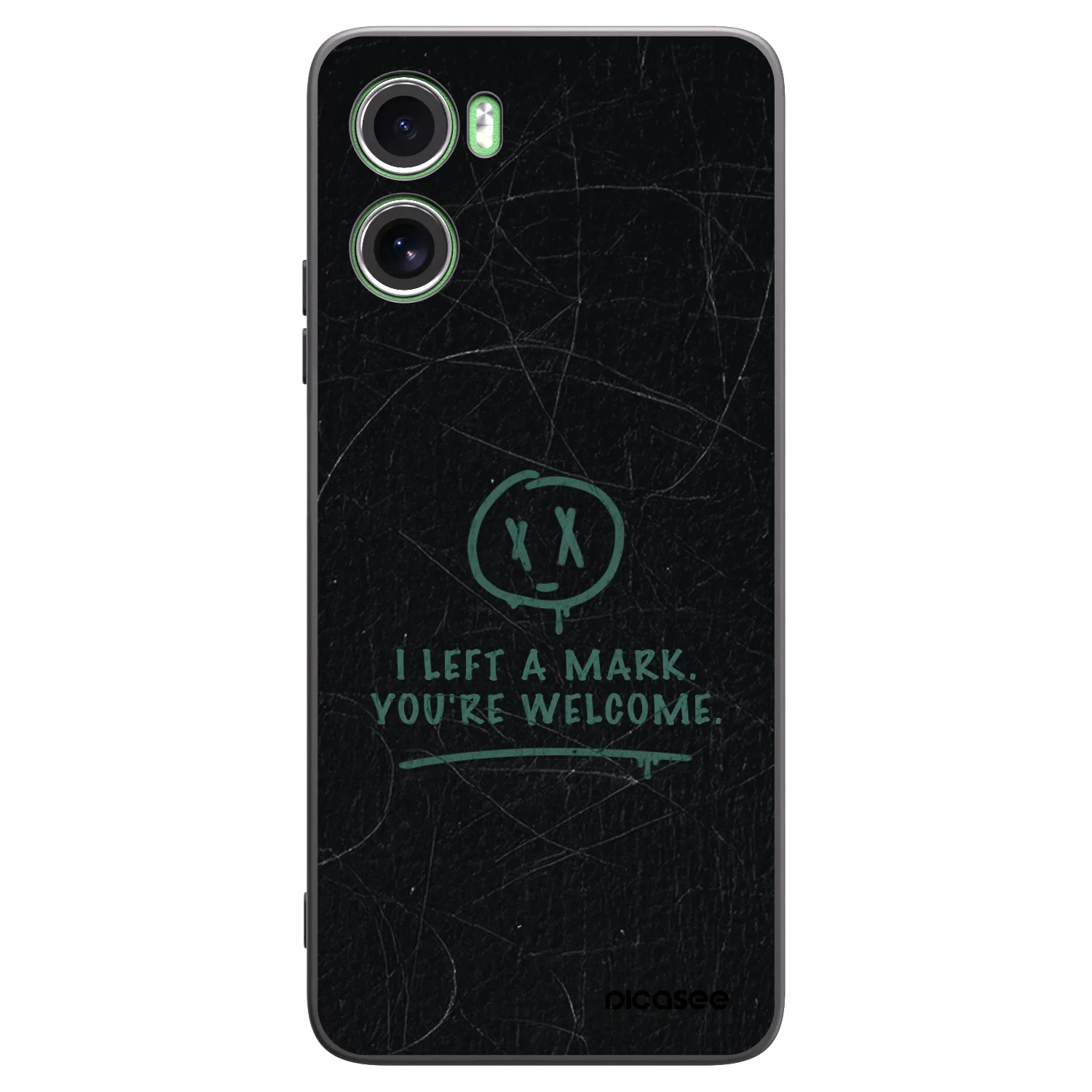 Picasee silikonski črni ovitek za Motorola Moto G06 - LEFT A MARK