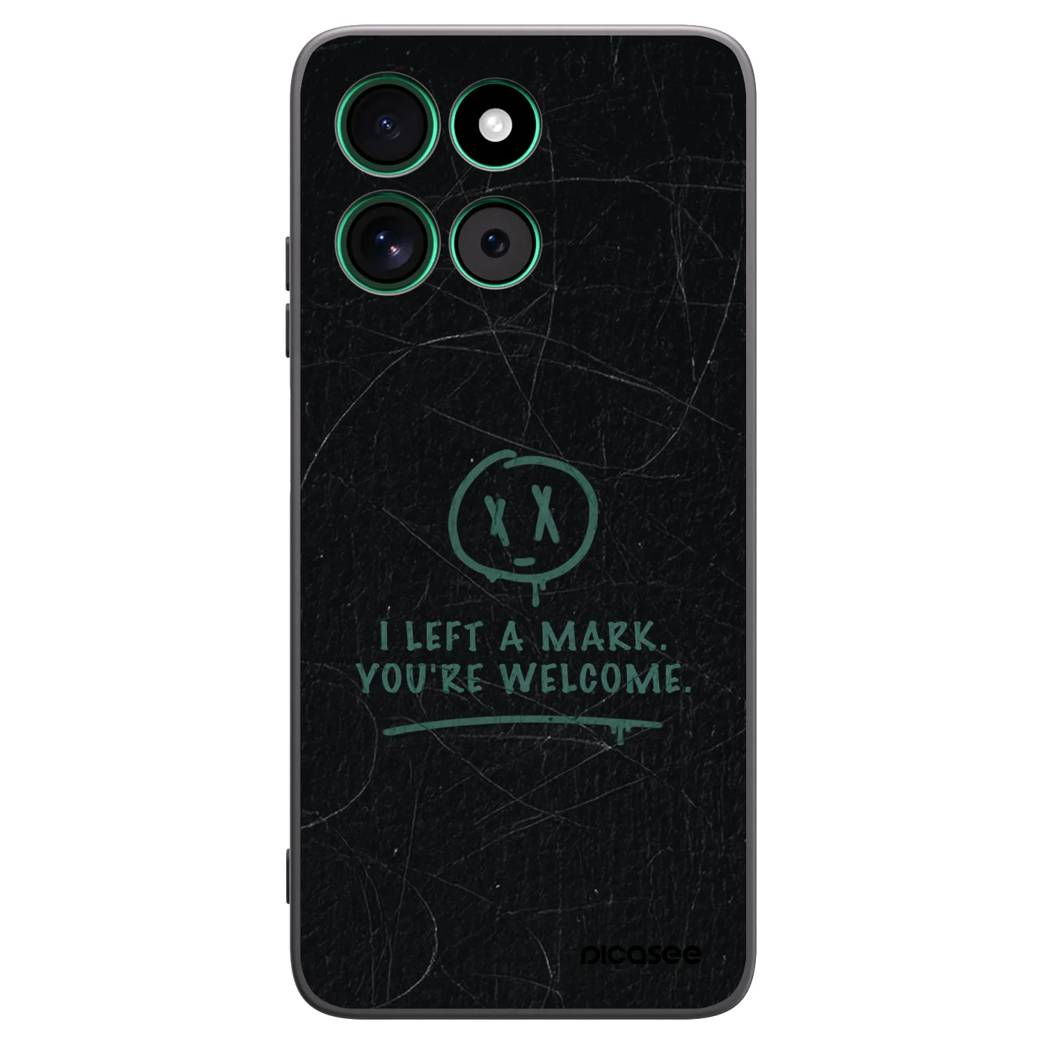 Picasee silikonski črni ovitek za Motorola Moto G57 Power - LEFT A MARK
