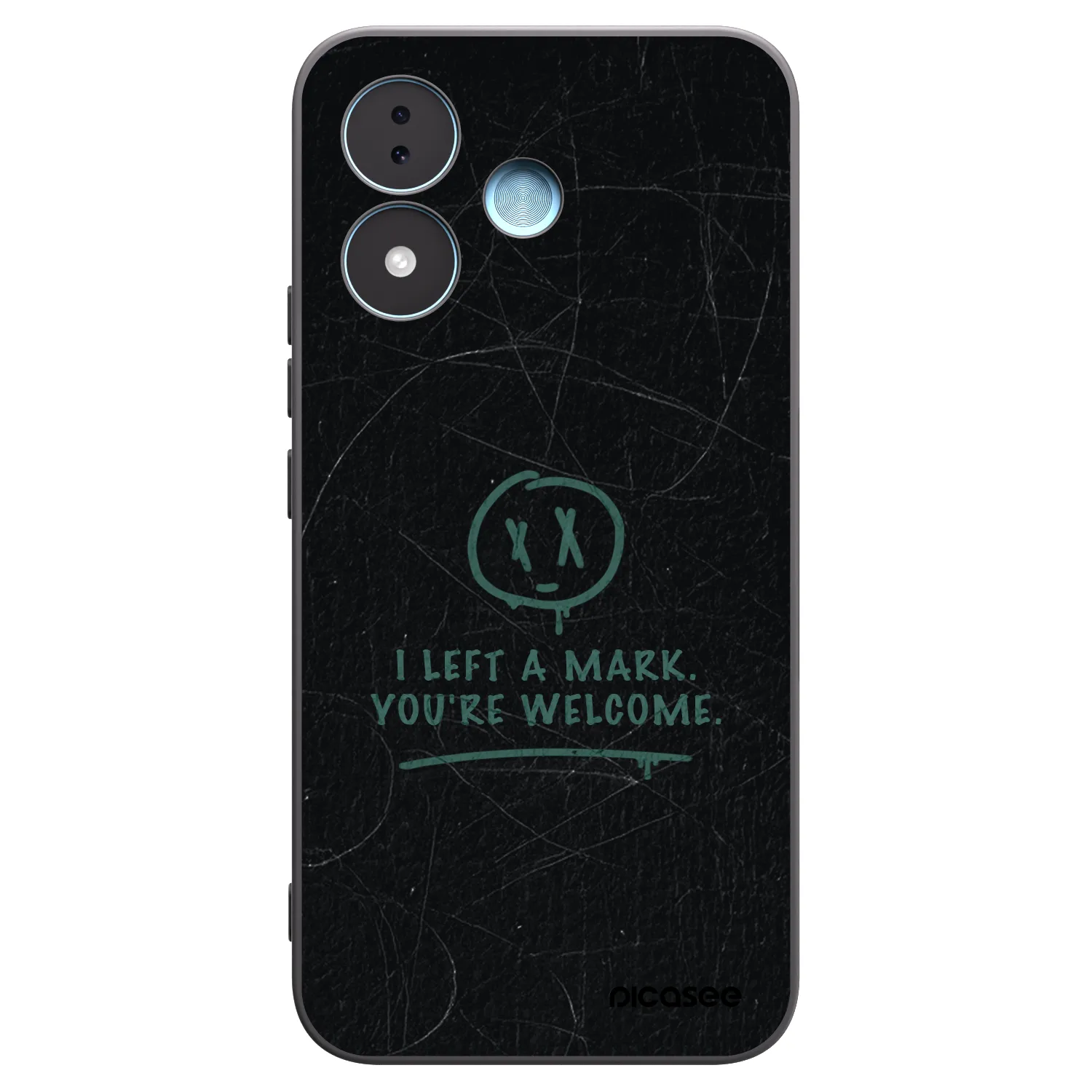 Picasee silikonski črni ovitek za Xiaomi Redmi Note 17 5G - LEFT A MARK