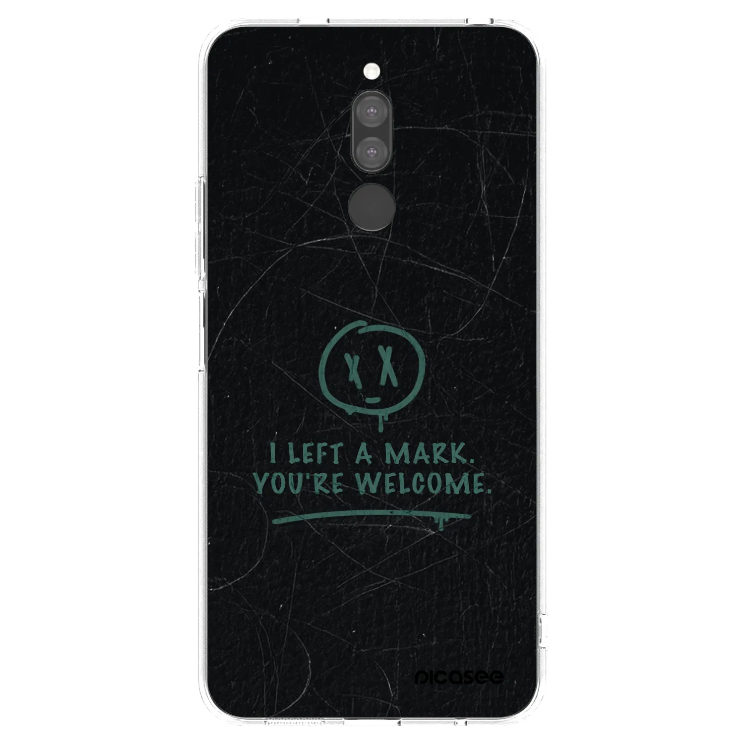 Picasee silikonski prozorni ovitek za Xiaomi Redmi 8 - LEFT A MARK