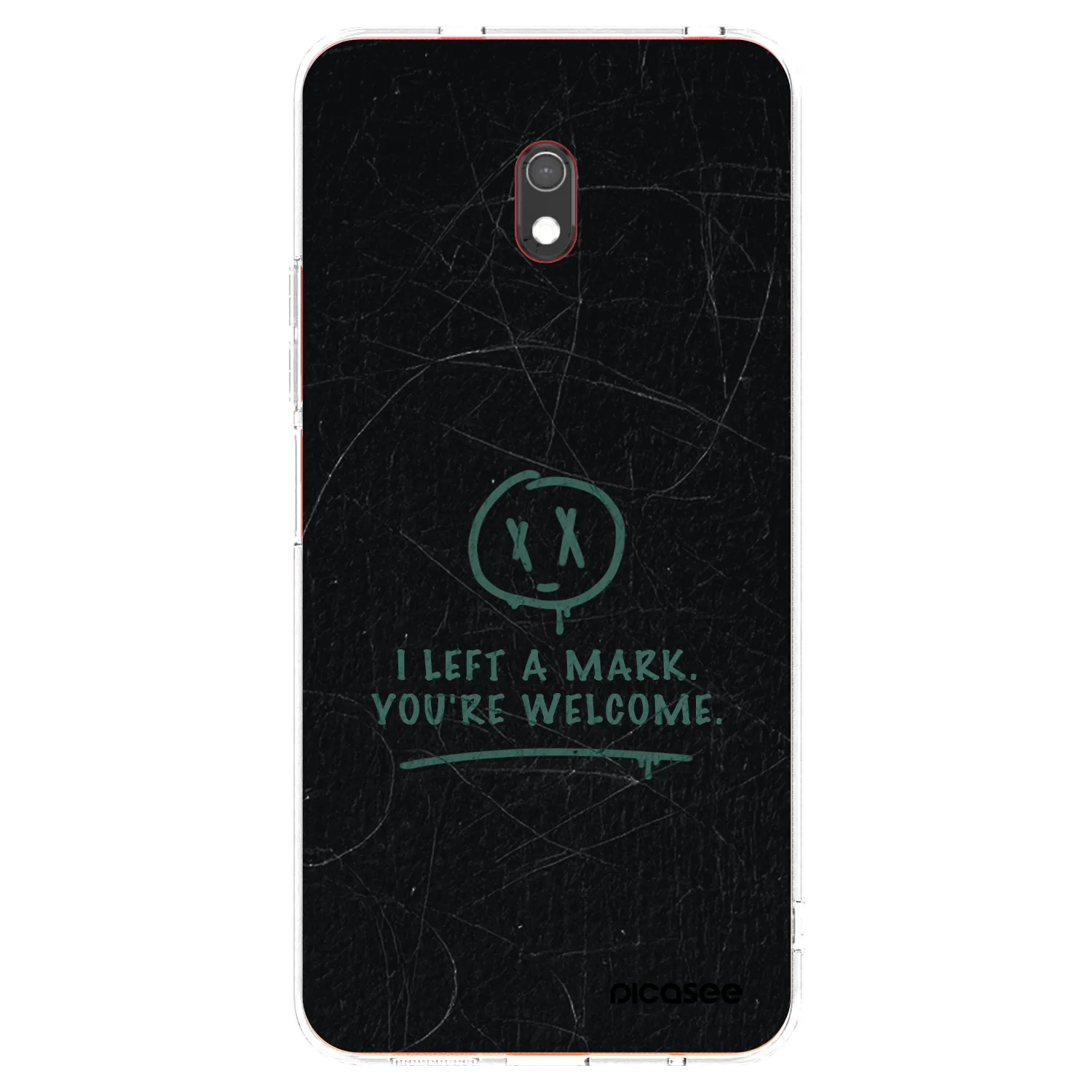 Picasee silikonski prozorni ovitek za Xiaomi Redmi 8A - LEFT A MARK
