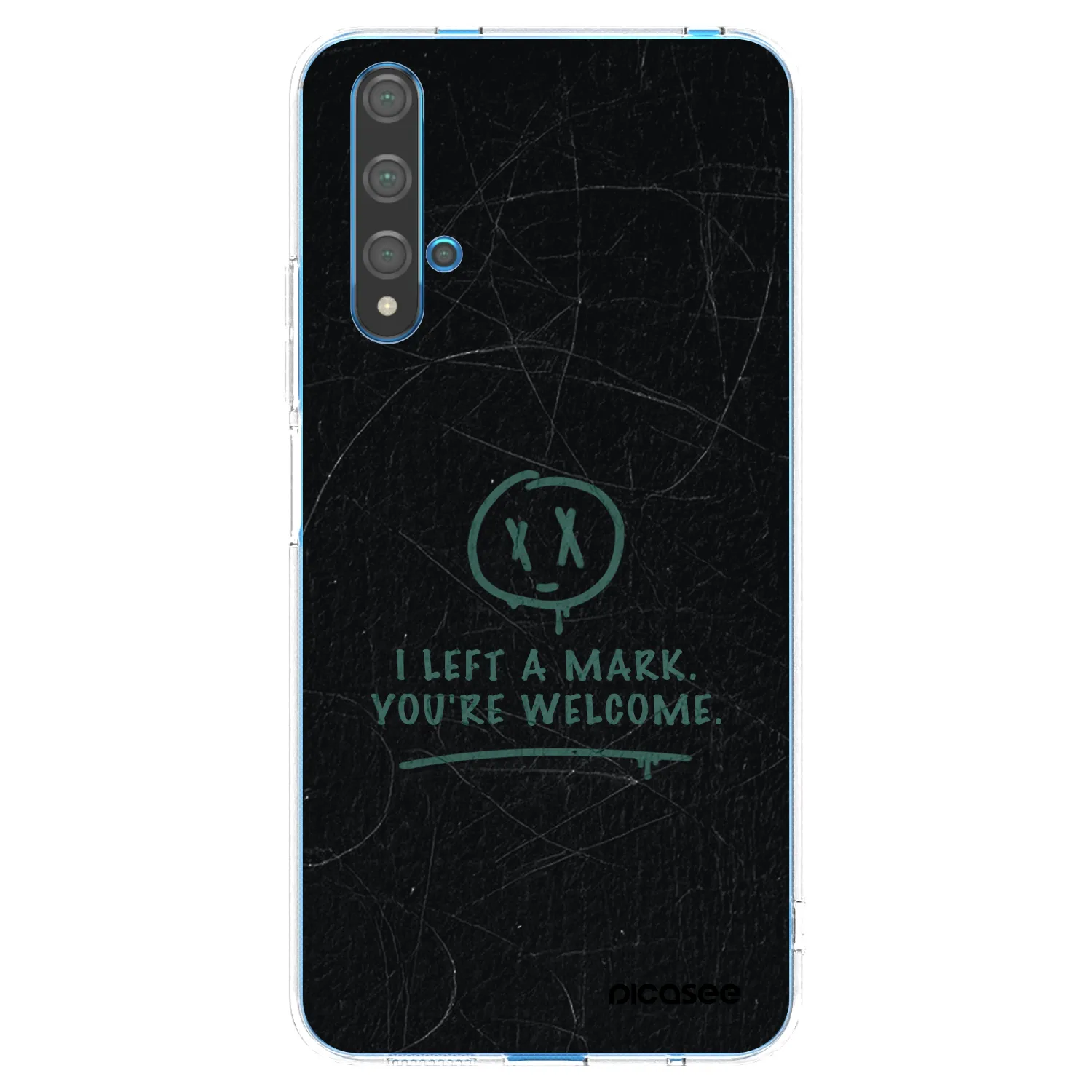 Picasee silikonski prozorni ovitek za Huawei Nova 5T - LEFT A MARK