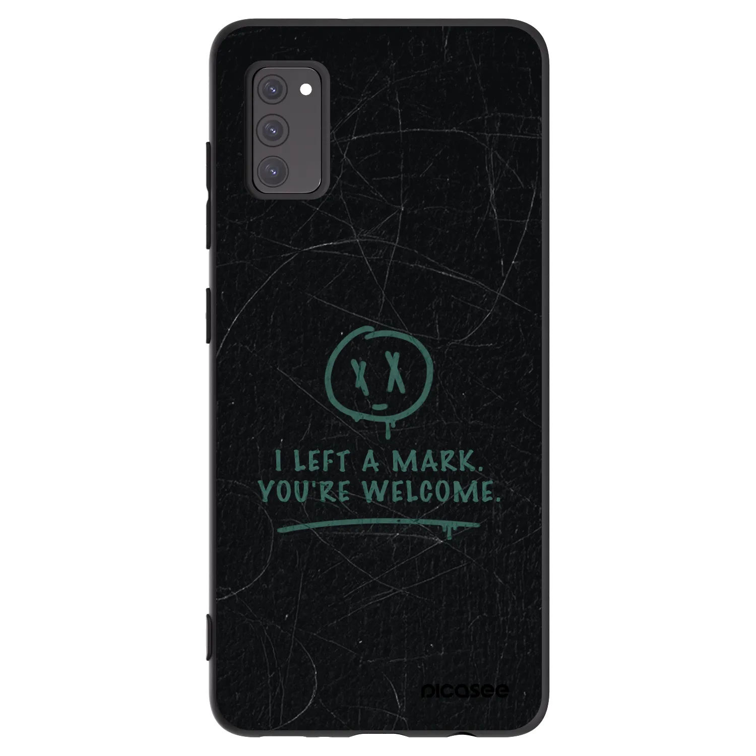 Picasee silikonski črni ovitek za Samsung Galaxy A41 A415F - LEFT A MARK