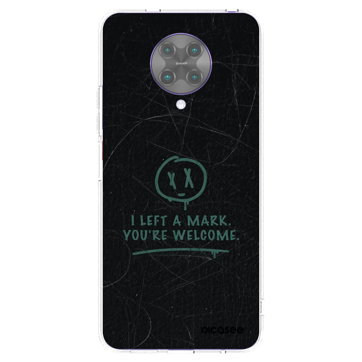 Picasee silikonski prozorni ovitek za Xiaomi Poco F2 Pro - LEFT A MARK