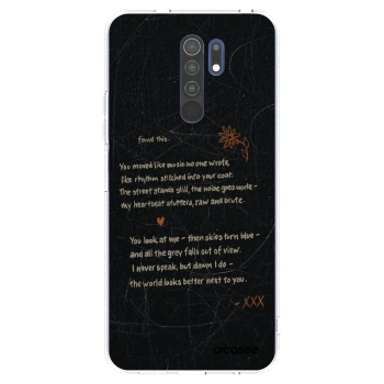 Picasee silikonski prozorni ovitek za Xiaomi Redmi 9 - POET