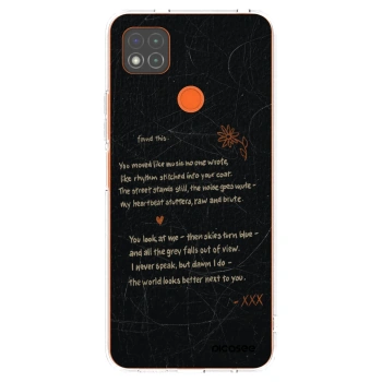 Picasee silikonski prozorni ovitek za Xiaomi Redmi 9C - POET