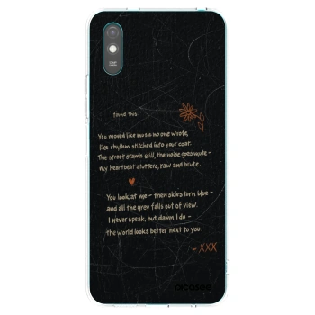 Picasee silikonski prozorni ovitek za Xiaomi Redmi 9A - POET