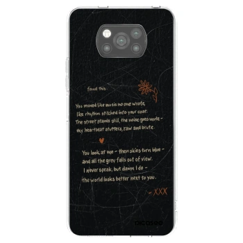 Picasee silikonski črni ovitek za Xiaomi Poco X3 - POET