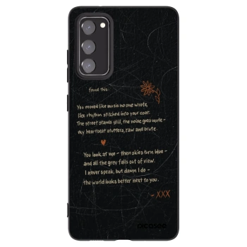 Picasee silikonski črni ovitek za Samsung Galaxy S20 FE - POET